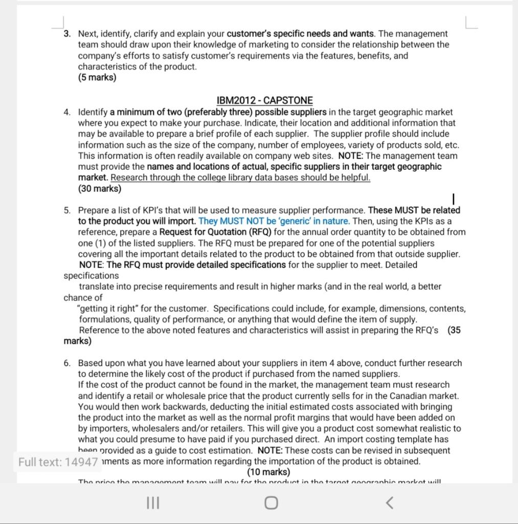 3. Next, identify, clarify and explain your