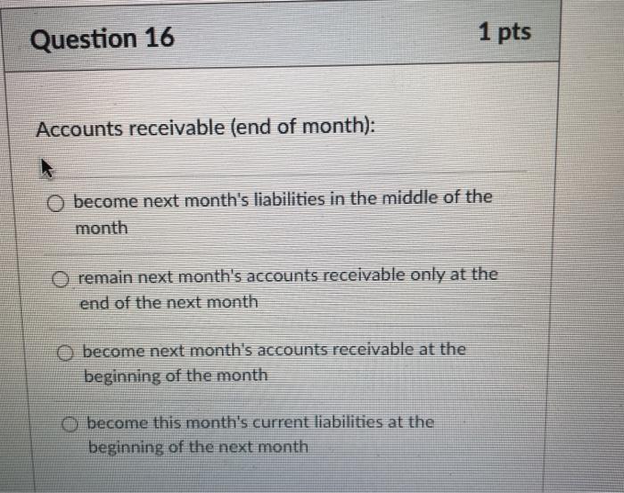 Question 12 1 pts One of the preferred methods in