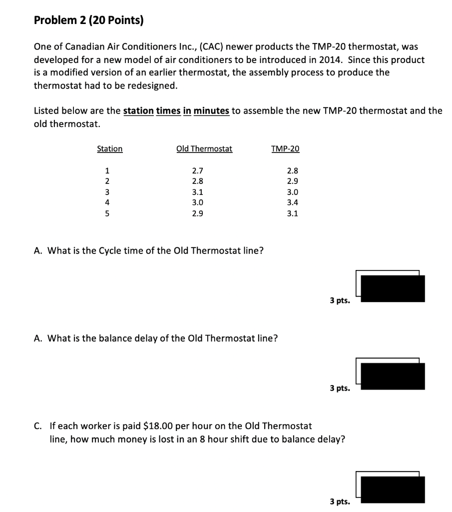 Problem 2 (20 Points) One of Canadian Air