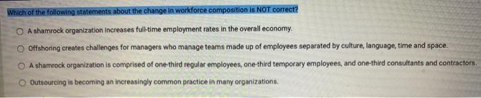 Which of the following statements about the