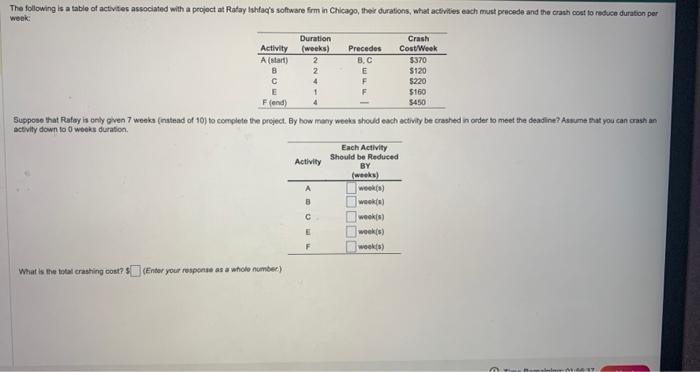 (Eintov your respsnad as a wholo numbee) What is