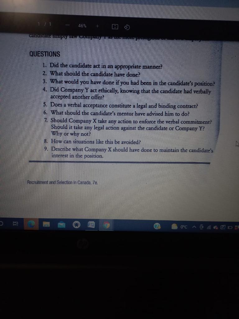 46% CASE STUDY RECRUITING IN A COMPETITIVE