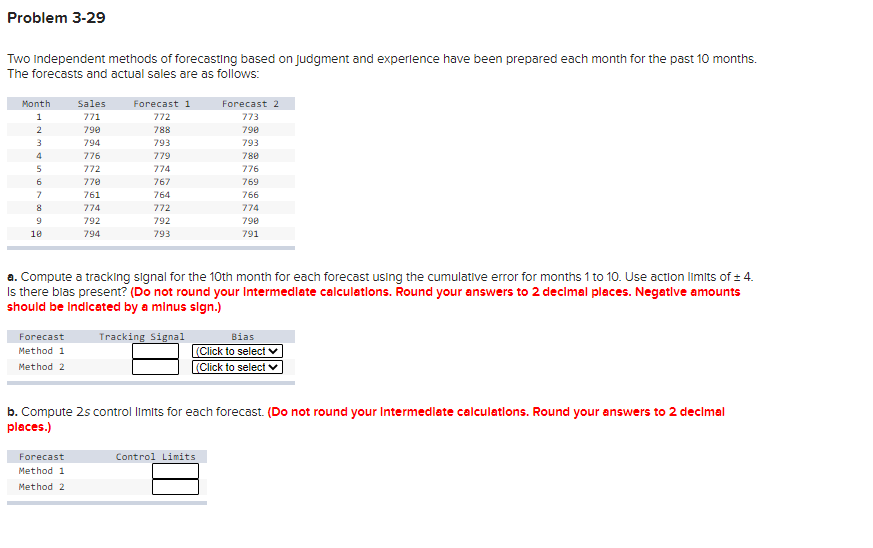 Problem 3-29 Two Independent methods of