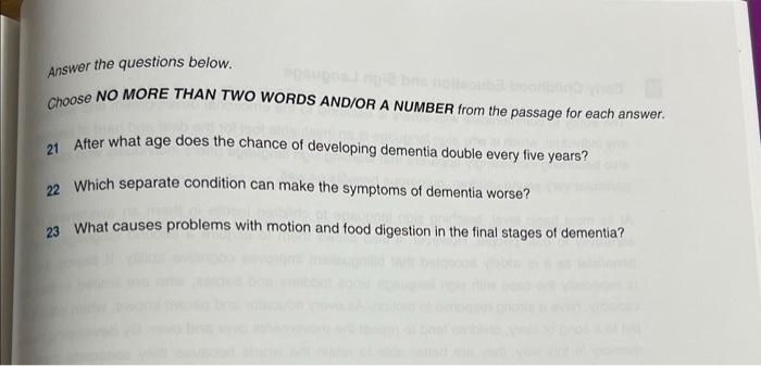 1. 2 3 please answer all the iellts questions 18