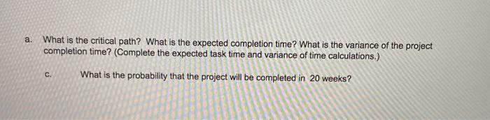 please complete table also. thanks The following