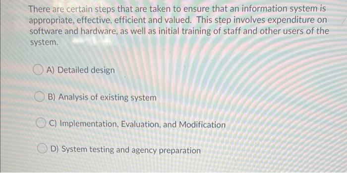 There are certain steps that are taken to ensure