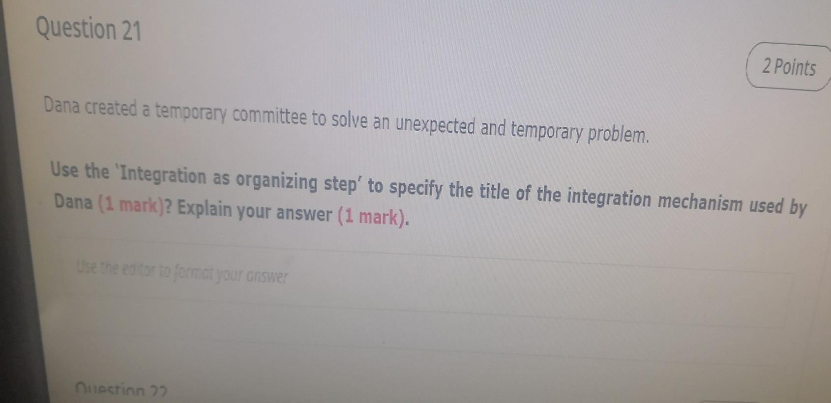 Q21 plz ,write short answer , must be short