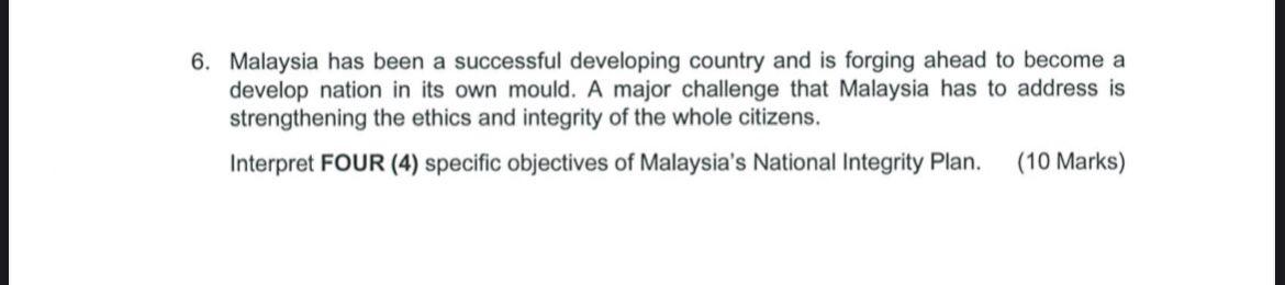 6. Malaysia has been a successful developing