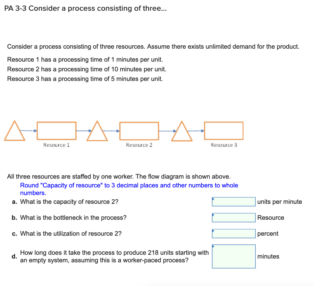 Problem 2-4-3 PA 3-3 Consider a process