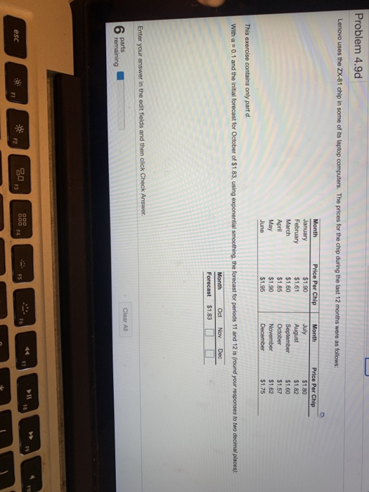 Problem 4.8 Daily high temperatures in St. Louis