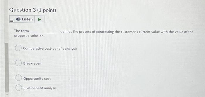 Question 1 (1 point) Listen A sportswear
