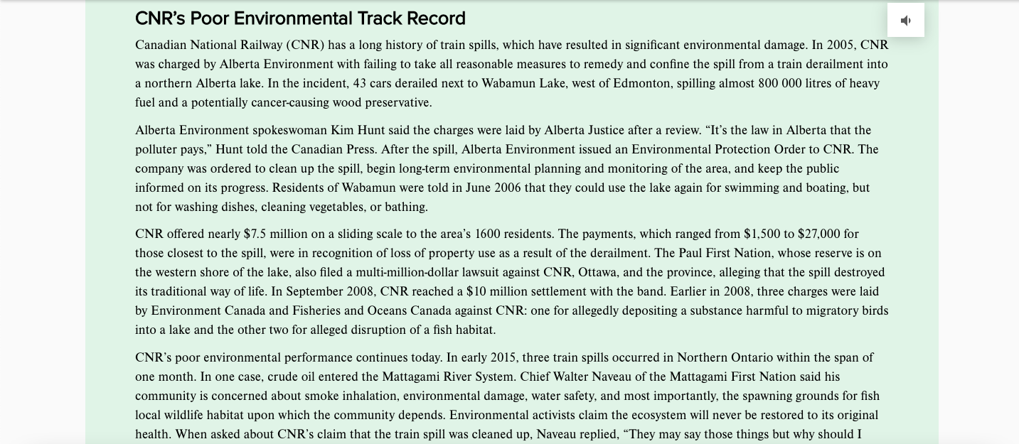 Format Use the following standard report format