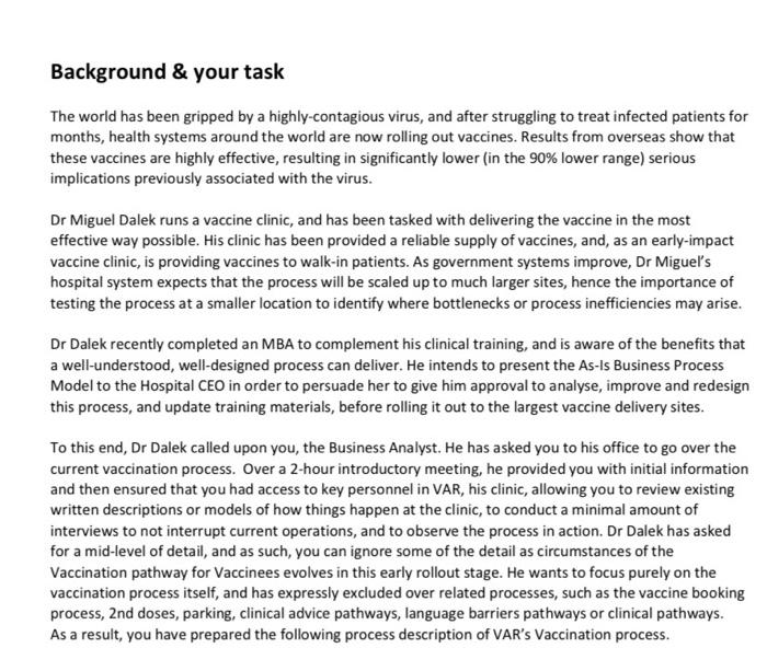 please submit a list of triggers and activiries