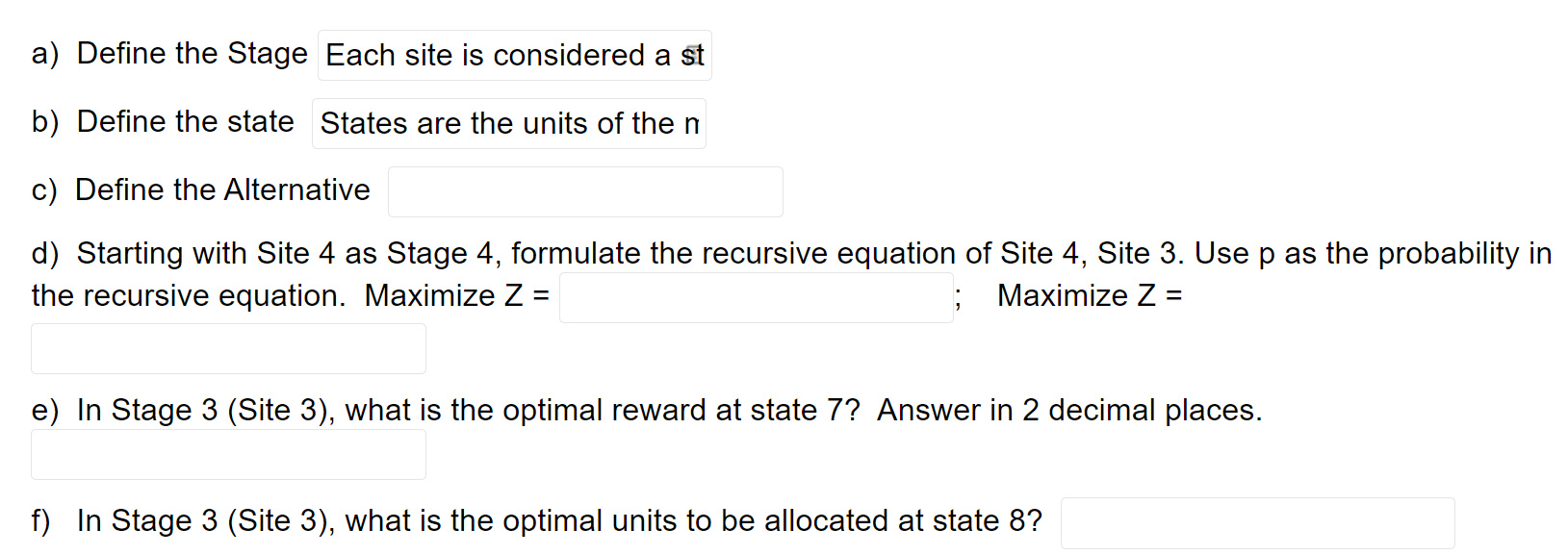 An oil company has 8 units of money available for