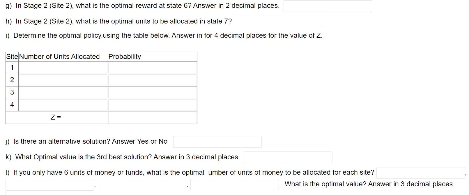 An oil company has 8 units of money available for