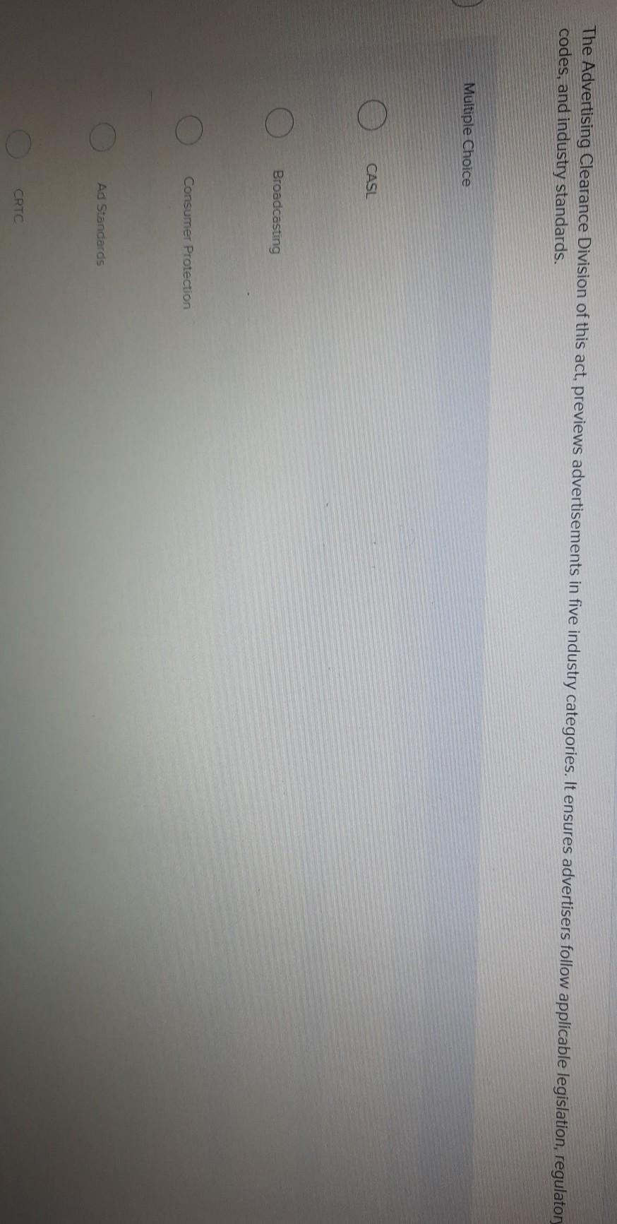 The Advertising Clearance Division of this act,