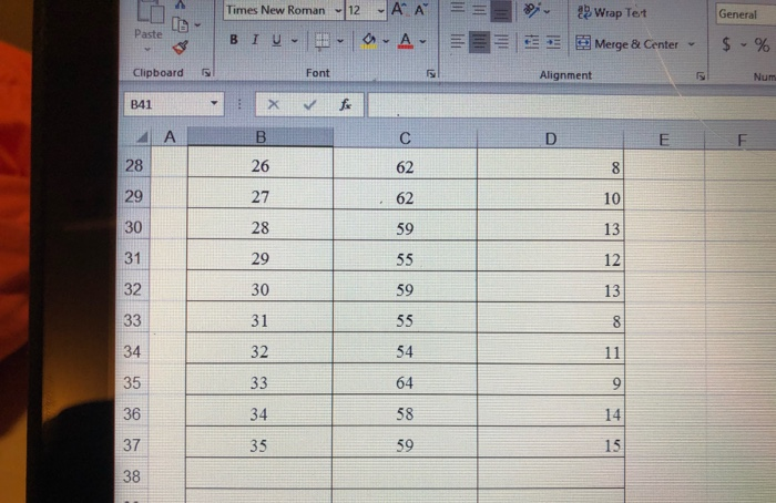 the sample size is not 35 using P chart for this