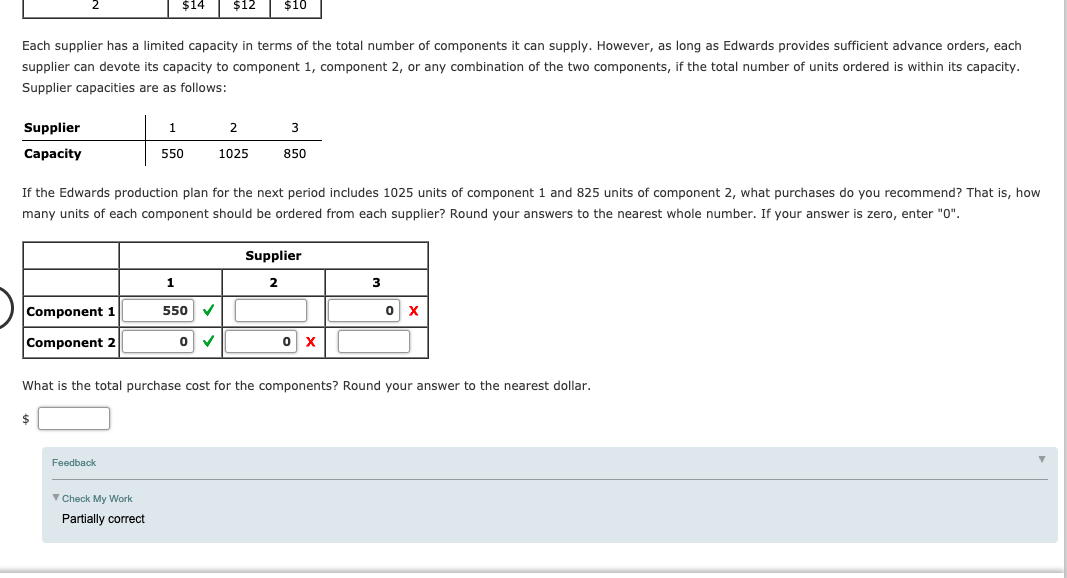 Problem 4-11 (Algorithmic) Edwards Manufacturing