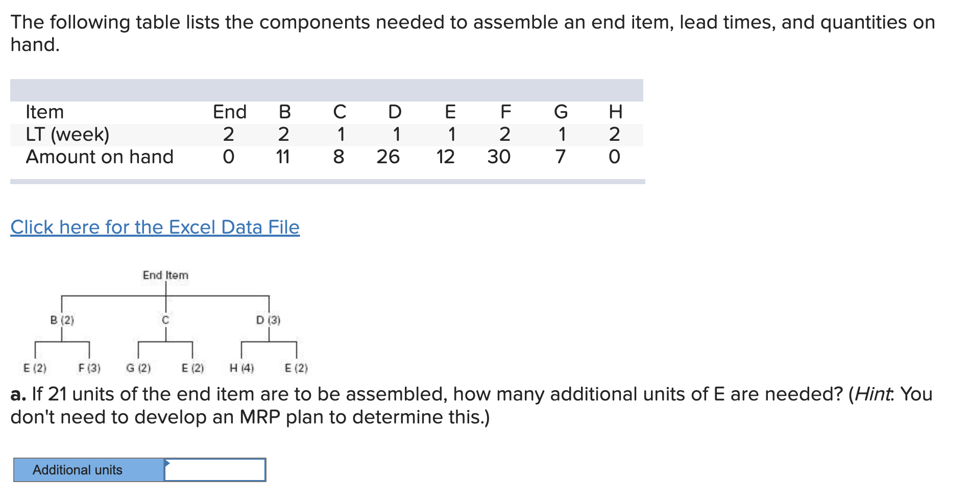 A production process consists of a three-step