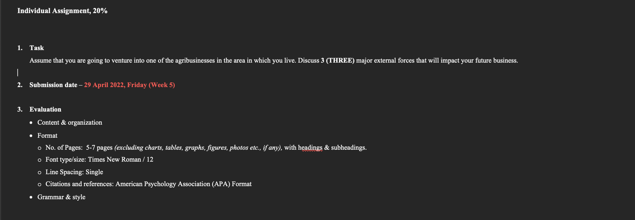 Principles Of Marketing Individual Assignment,