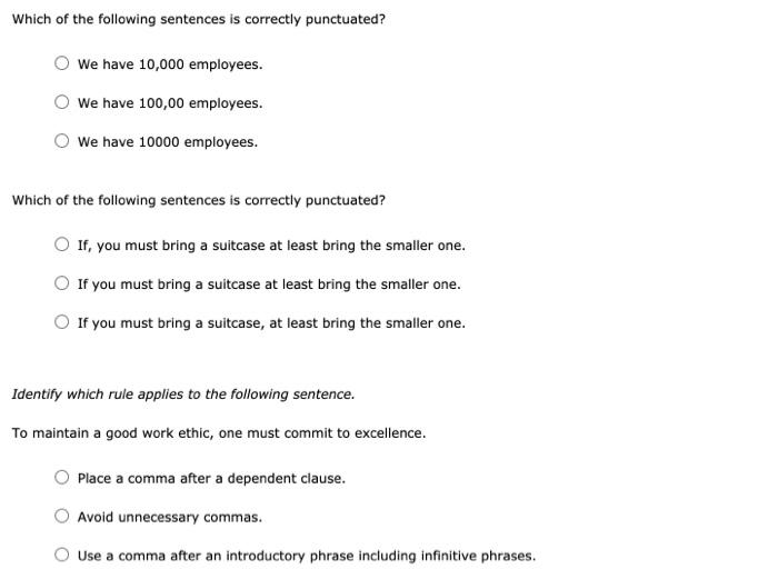6. Grammar/Mechanics Checkup 6: Commas 1 Choose