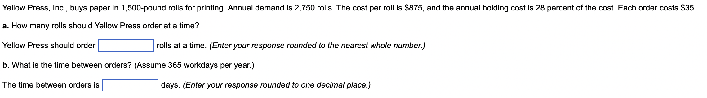 Yellow Press, Inc., buys paper in 1,500-pound
