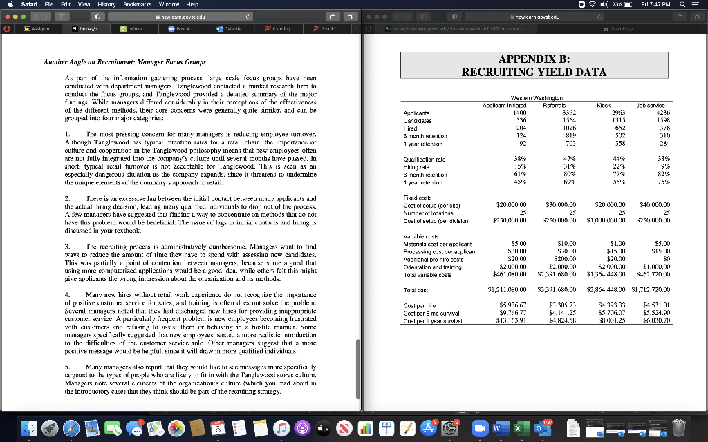 Evaluate the job and organizational