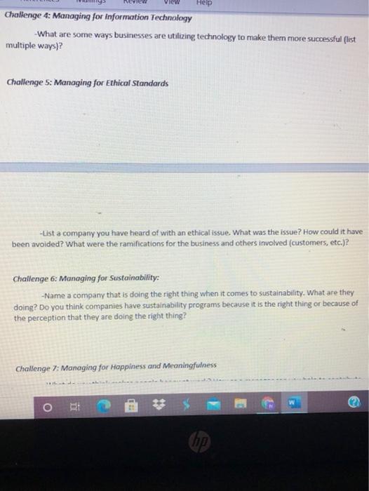 References Review View Mailings Help Challenges