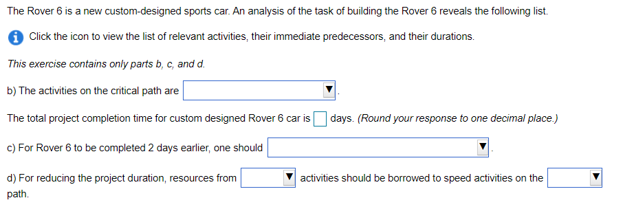 b) Answer choices: A-B-G-I-N-P-R-S-T-U,