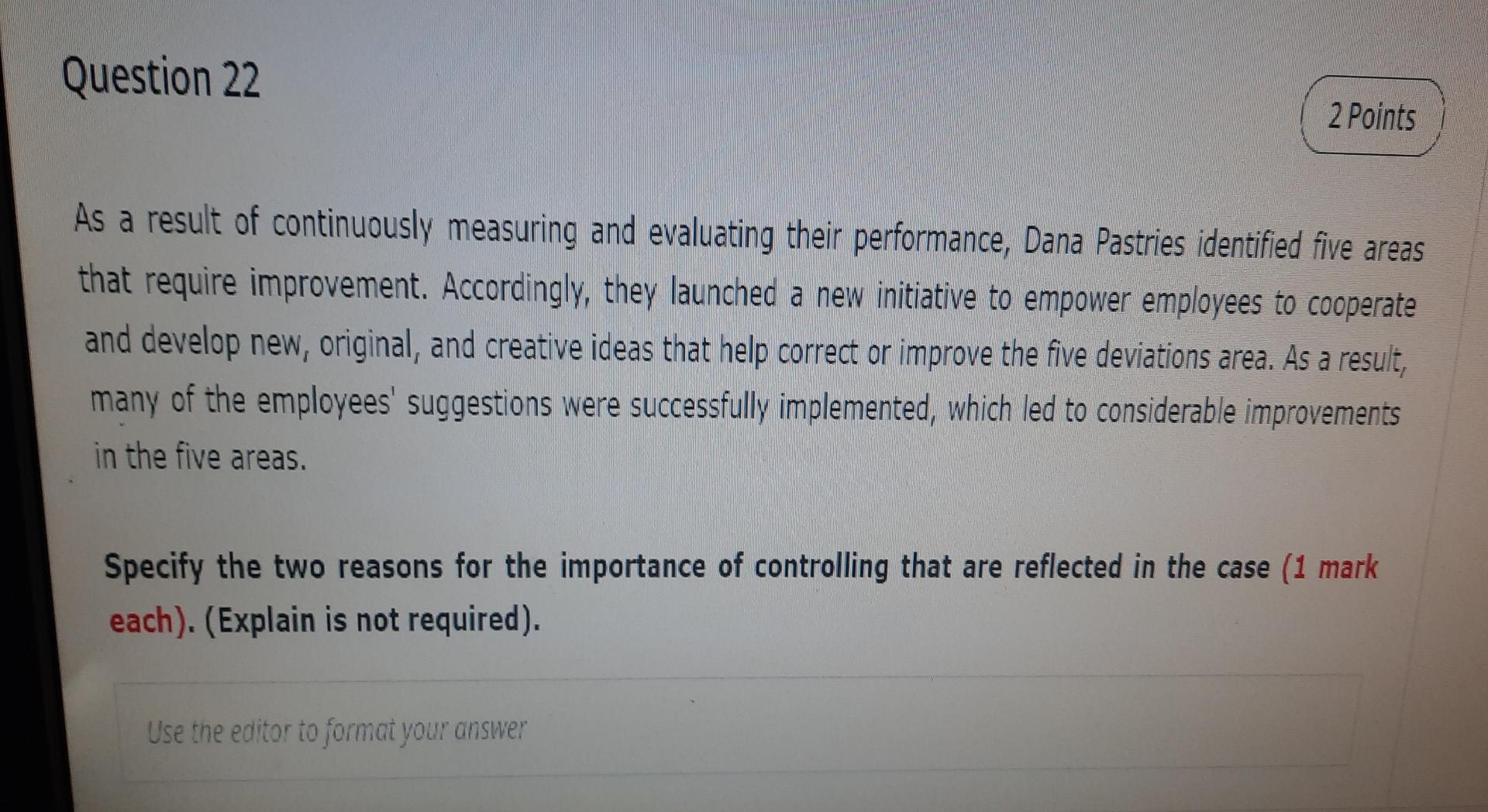 q22 plz ,write short answer , must be short