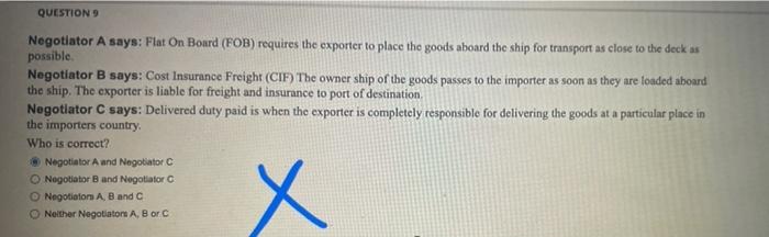 QUESTION 1 What is the 'or else' method that can