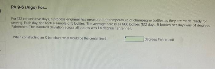 please answer questions thank you PA 9-10 (Algo)