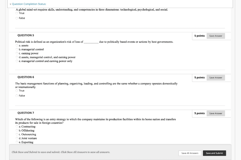 A global mind-set requires skills, understanding,