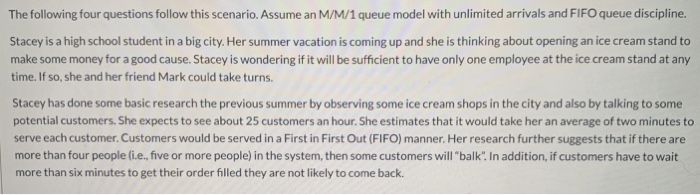 Will Rate! The following four questions follow