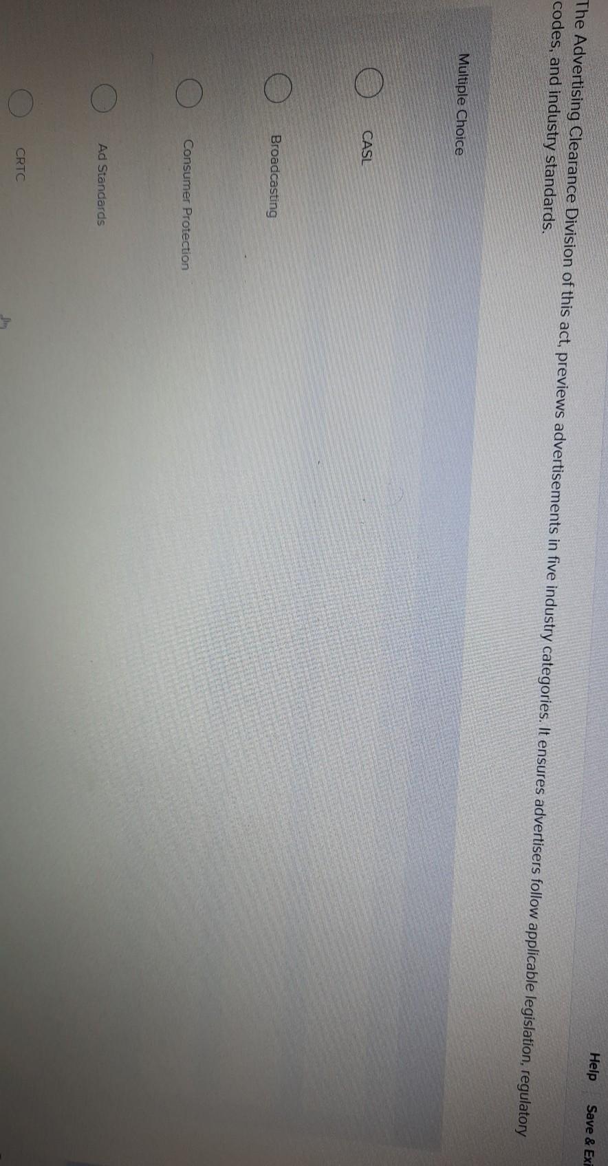 Help Save & Exi The Advertising Clearance