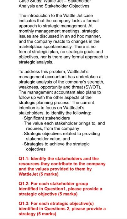 Stakenoider Study: Analysis and Stakeholder