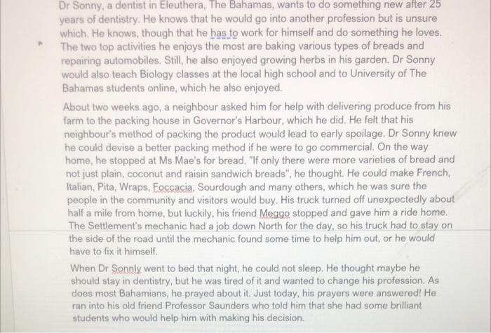 Dr Sonny, a dentist in Eleuthera, The Bahamas,