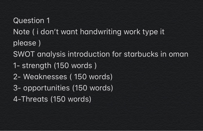 okay so answer the question Question 1 Note (i