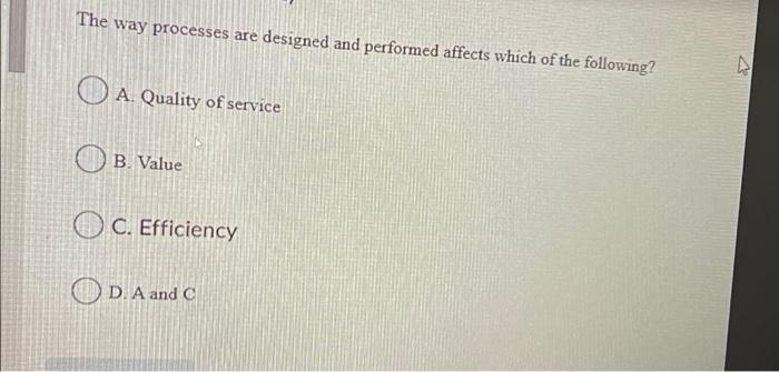 After the process redesign phase, the output is