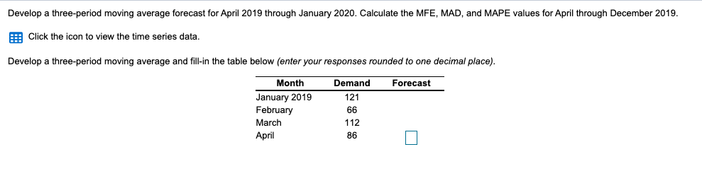 Month January 2019 February March April May June