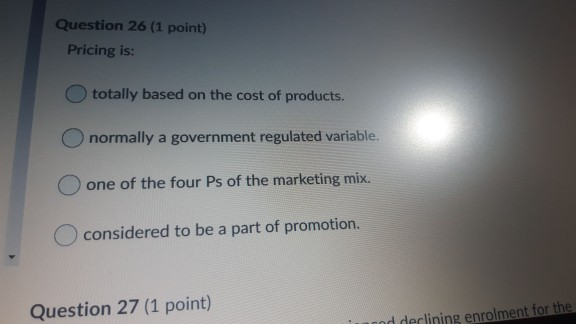 Question 33 (1 point) The has transformed the