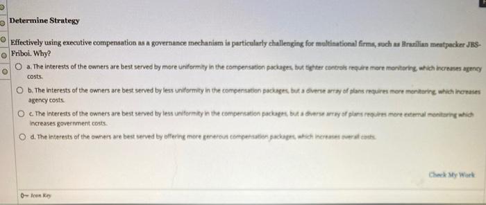 Determine Strategy costs. Effectively using