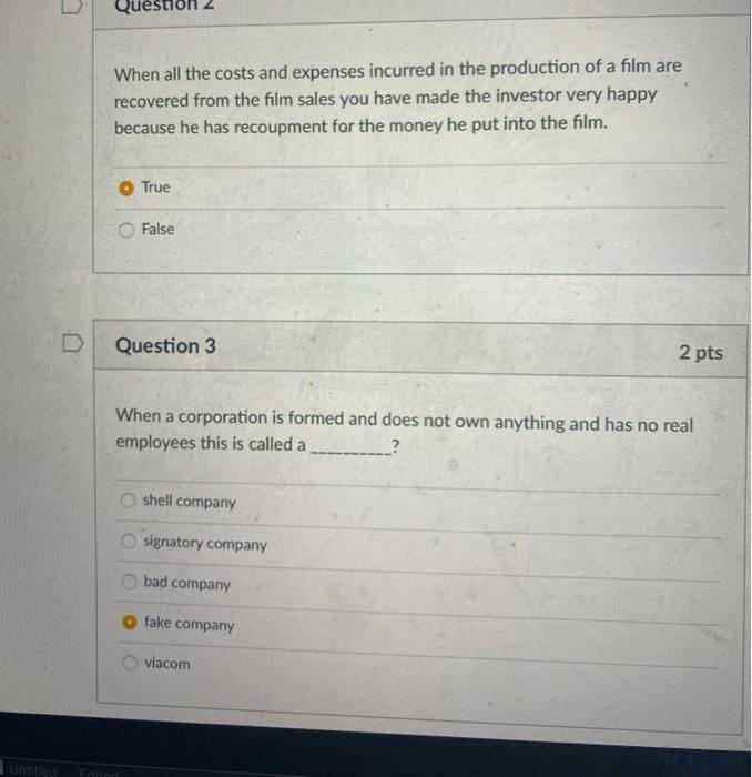 Question When all the costs and expenses incurred