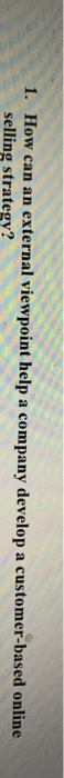 in 200 words 200 words 1. How can an external