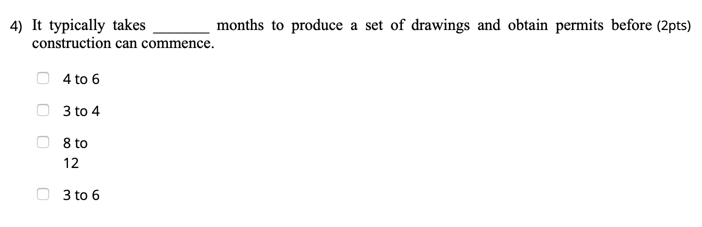 4) It typically takes months to produce a set of