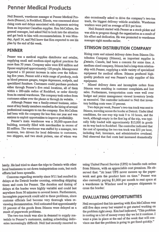 If you were Neil, what will be your suggestions?