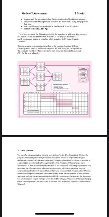 Module 7 Assessment S Marks Aww bh the questions