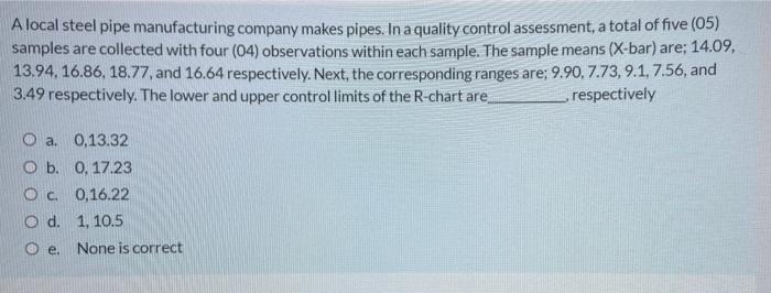 A local whole seller for Lipton tea estimates an