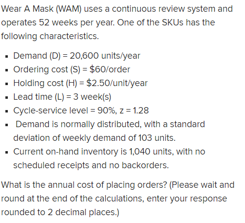 Wear A Mask (WAM) uses a continuous review system