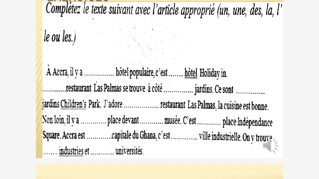 this is French not English please Compltez le